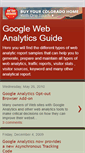 Mobile Screenshot of googleanalyticsguide.sureshchowhan.com