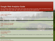 Tablet Screenshot of googleanalyticsguide.sureshchowhan.com